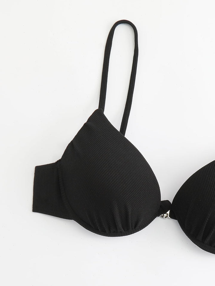 SHEIN fürdőruha felső, fekete