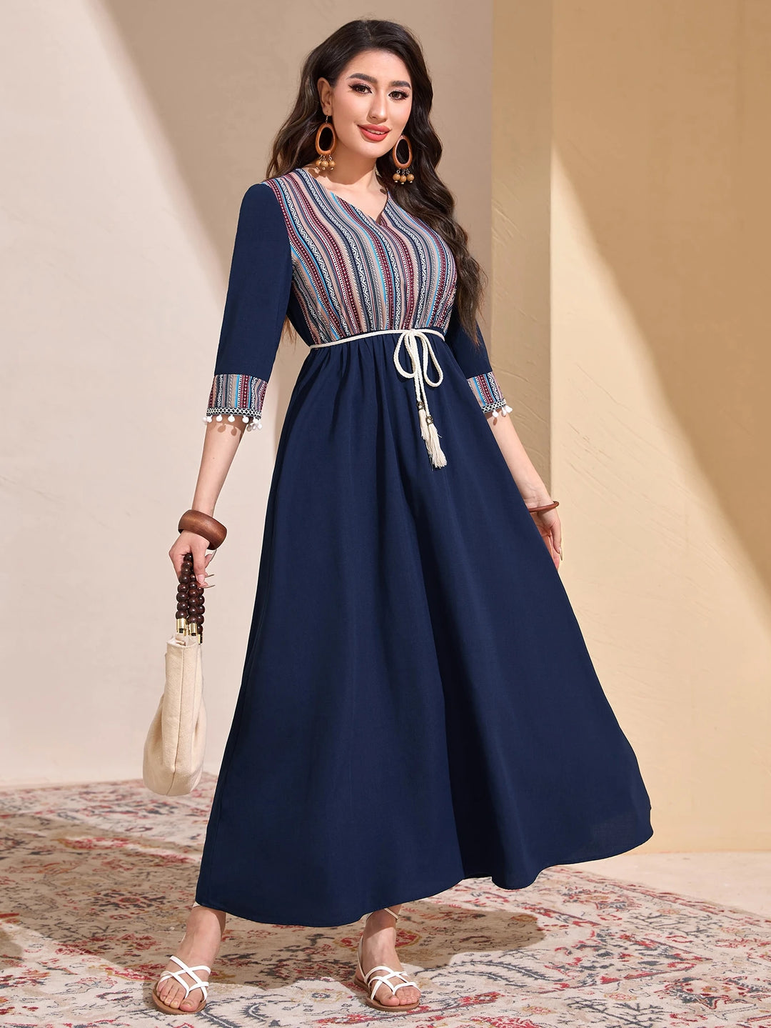 Rochie maxi SHEIN, mix culori