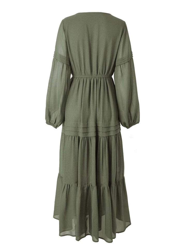 Rochie maxi SHEIN, kaki