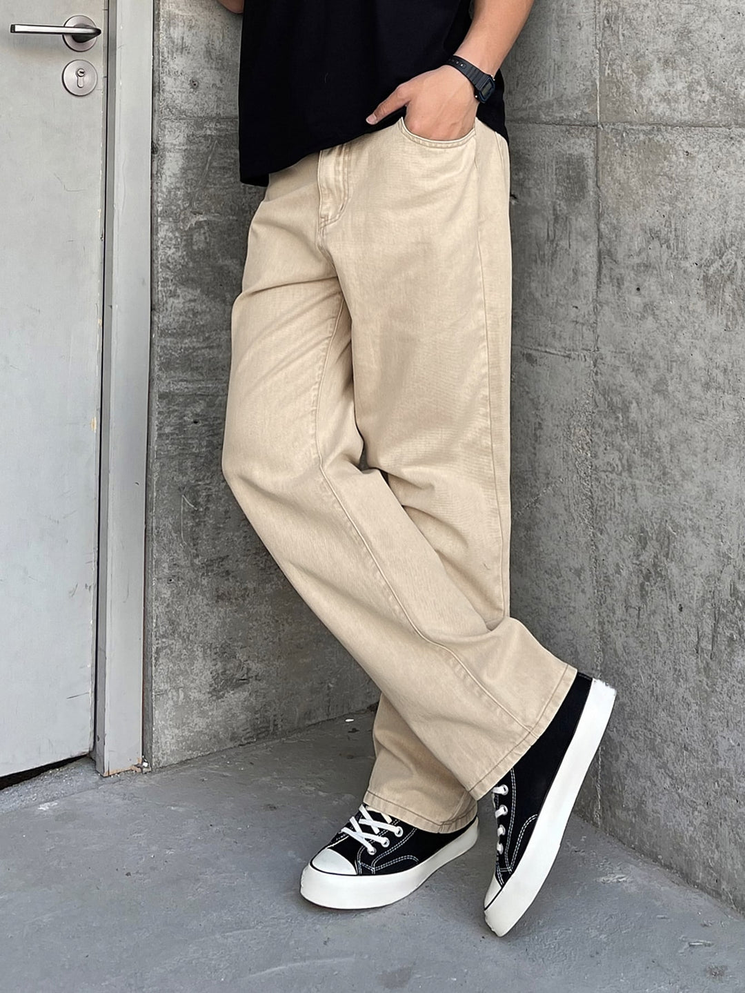 Nadrág SHEIN, khaki