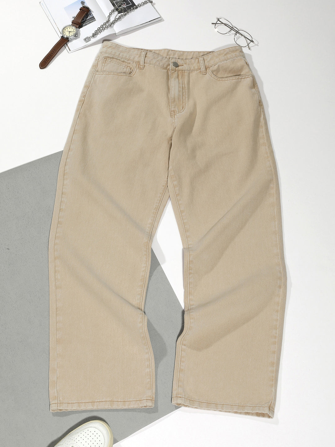 Jeans SHEIN, kaki