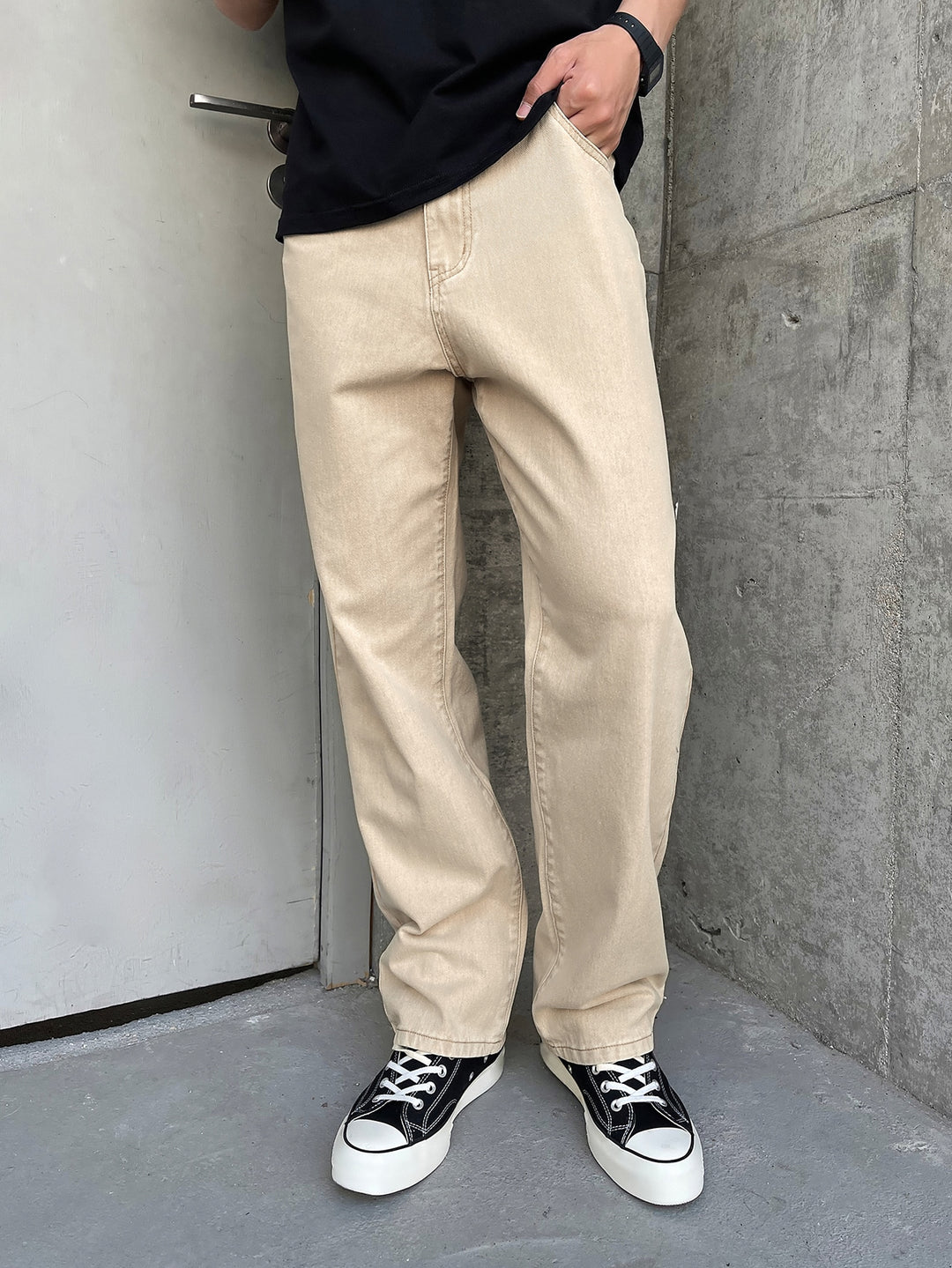 Jeans SHEIN, kaki