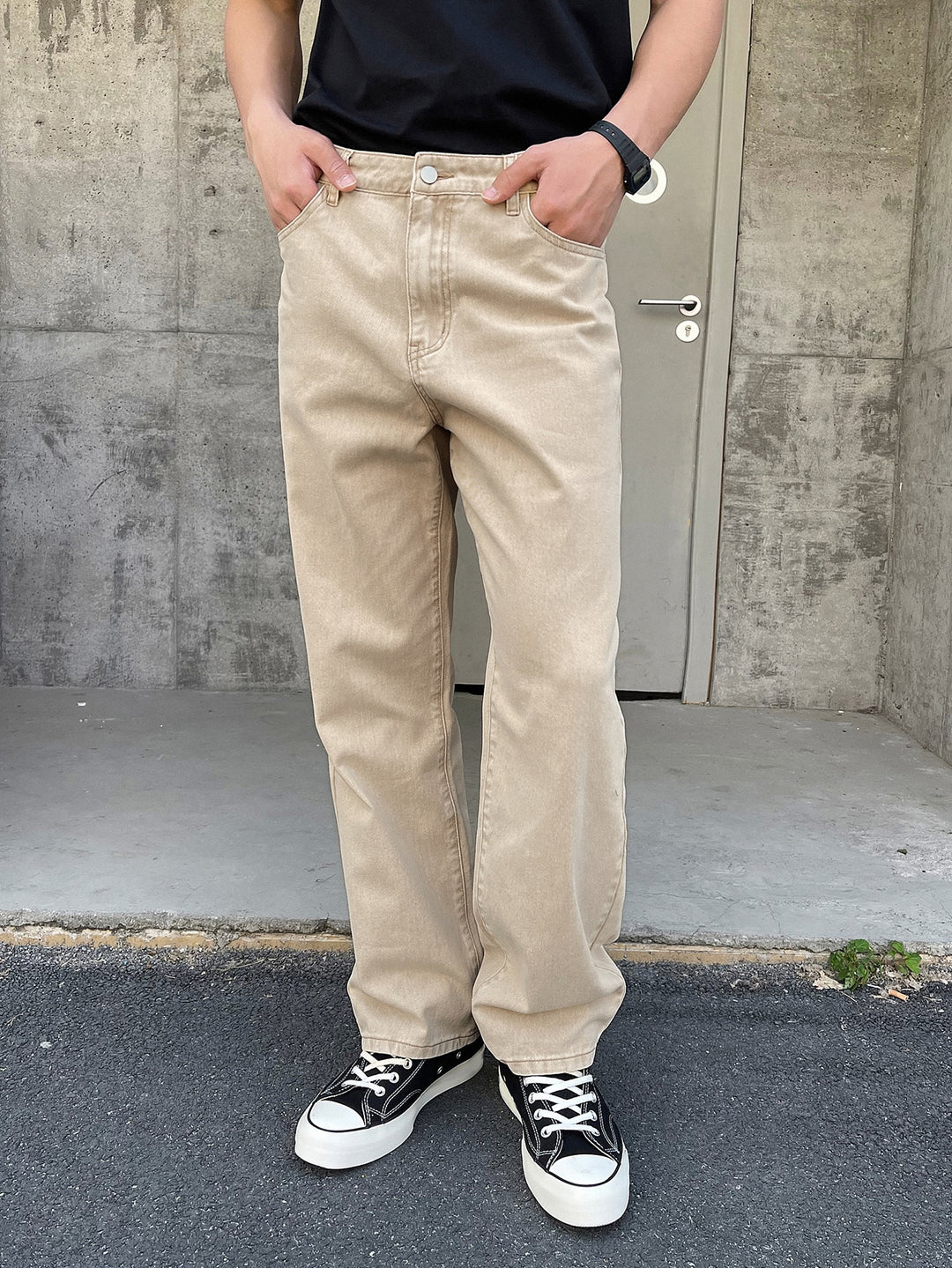 Nadrág SHEIN, khaki
