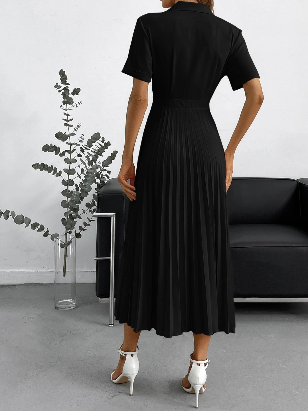 SHEIN Maxi ruha, fekete