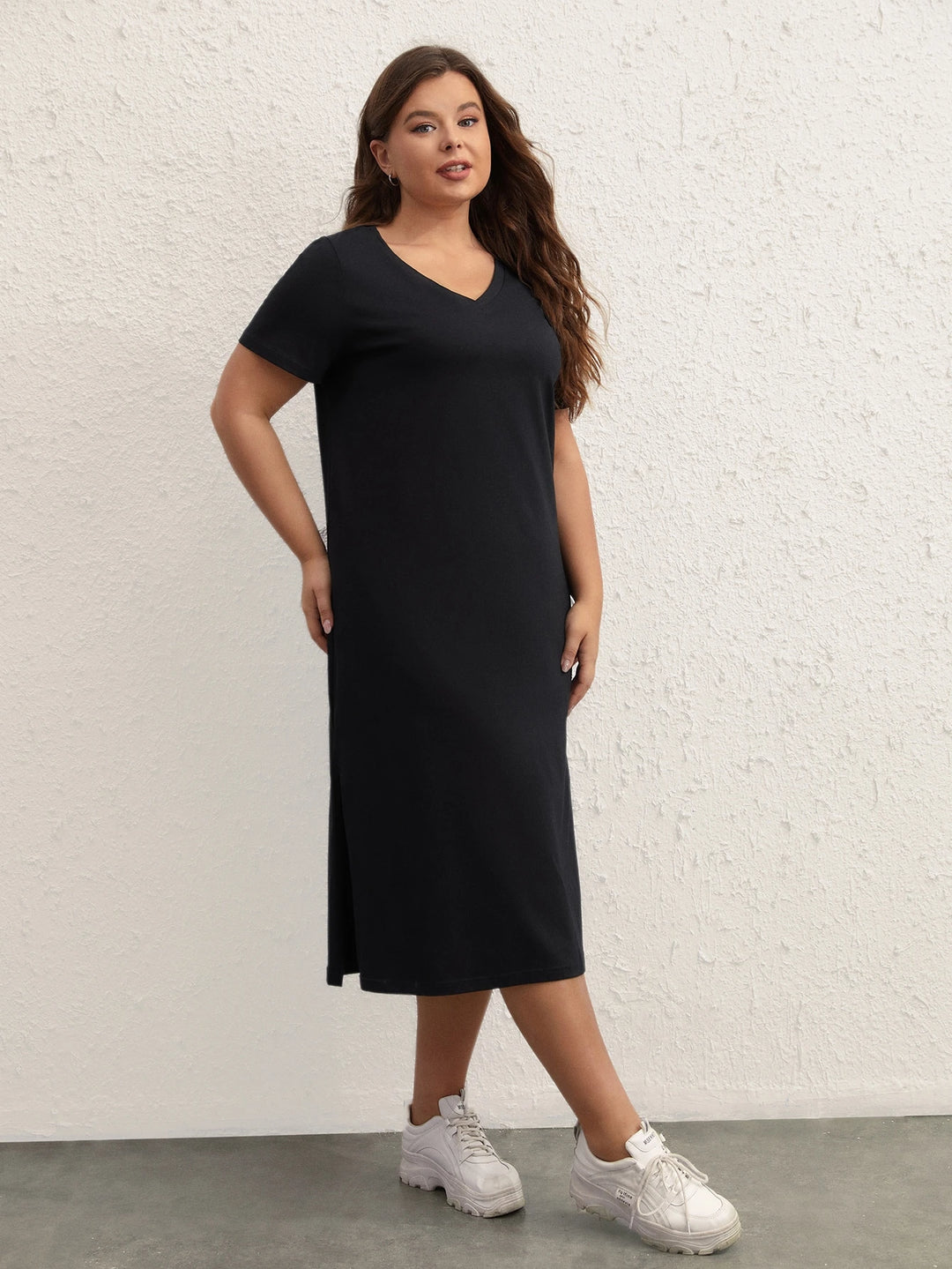 Rochie midi SHEIN, negru
