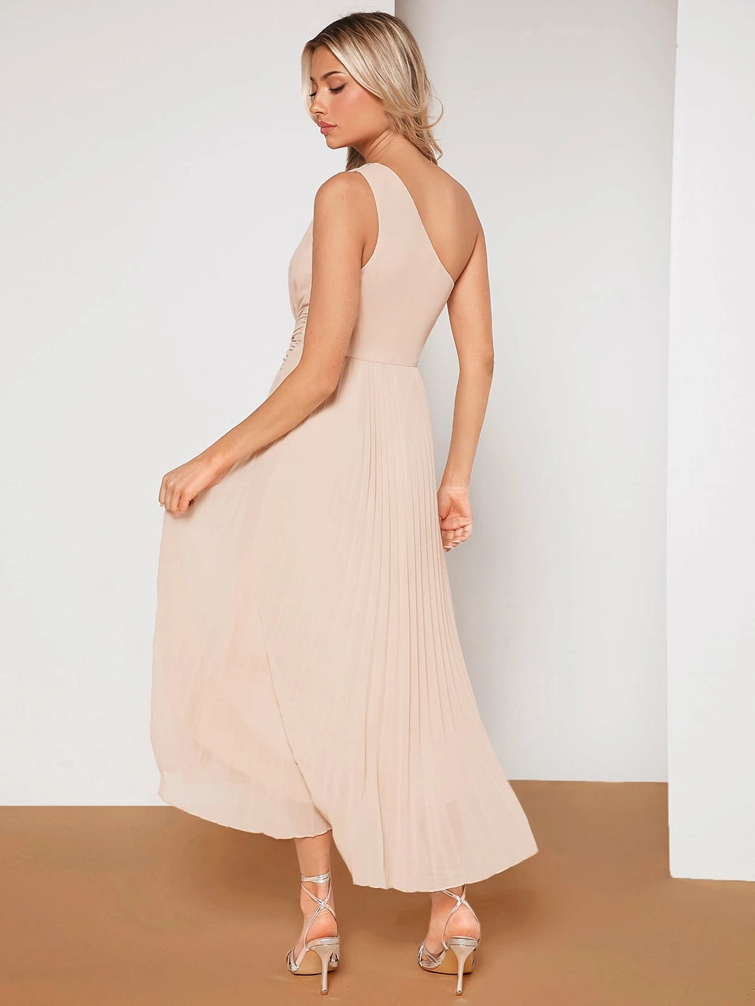 SHEIN maxi ruha, bézs