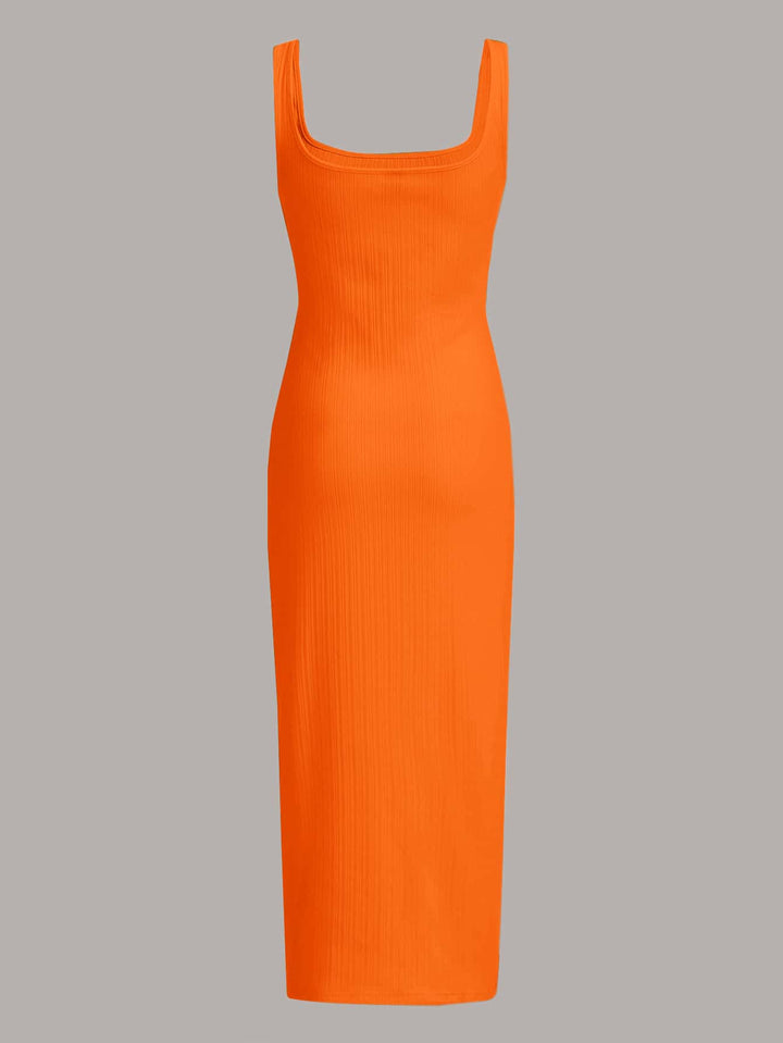 Rochie maxi SHEIN, portocaliu