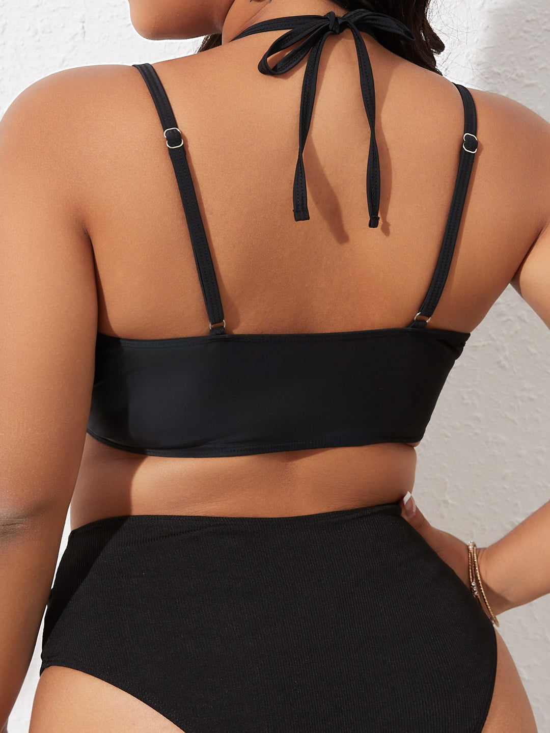 Sutien de baie SHEIN, negru