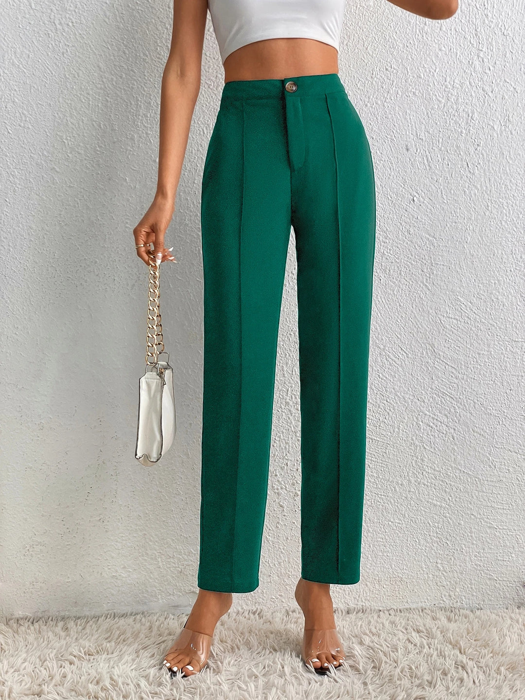 Pantaloni SHEIN, verde