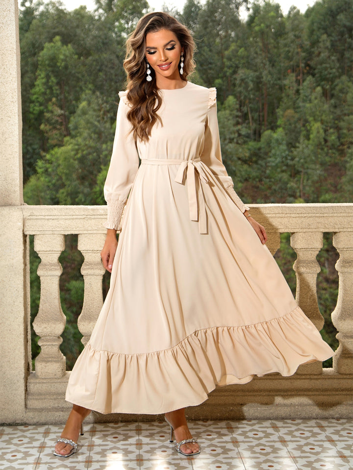 Rochie maxi SHEIN, bej