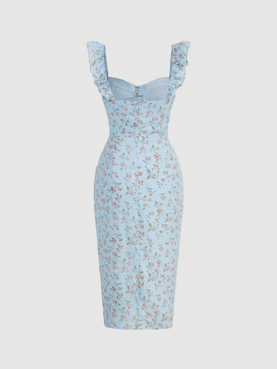 SHEIN kék midi ruha