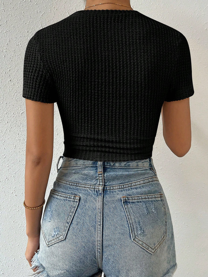 SHEIN póló, fekete