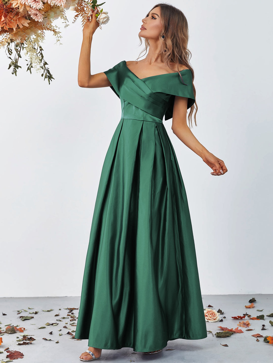 Rochie de ocazie SHEIN, verde