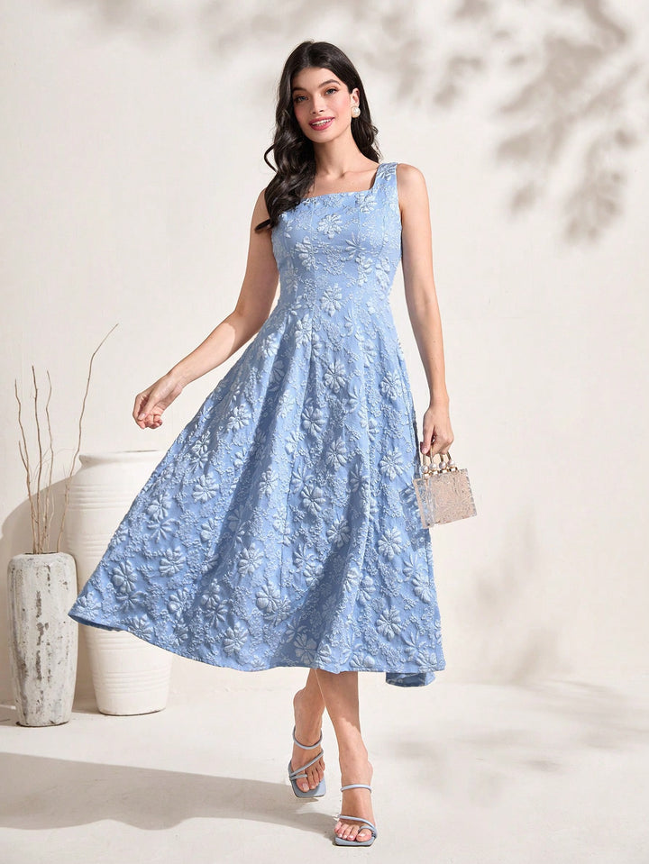 Rochie maxi SHEIN, albastru