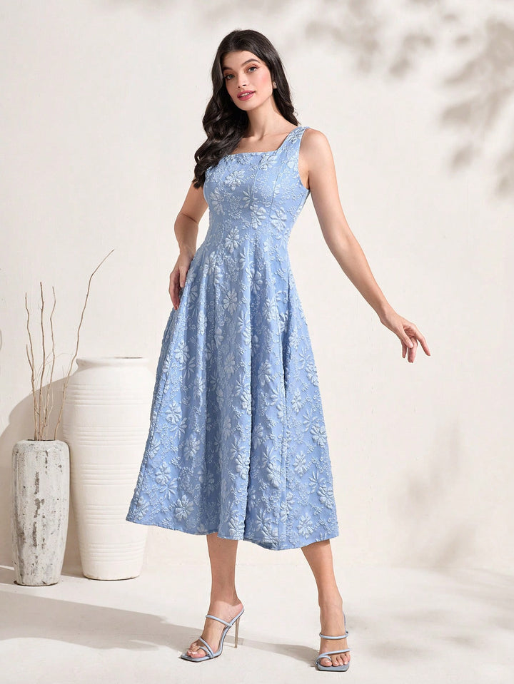 Rochie maxi SHEIN, albastru