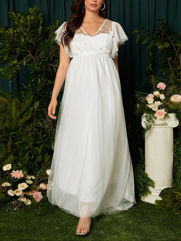 SHEIN Maxi Dress, White