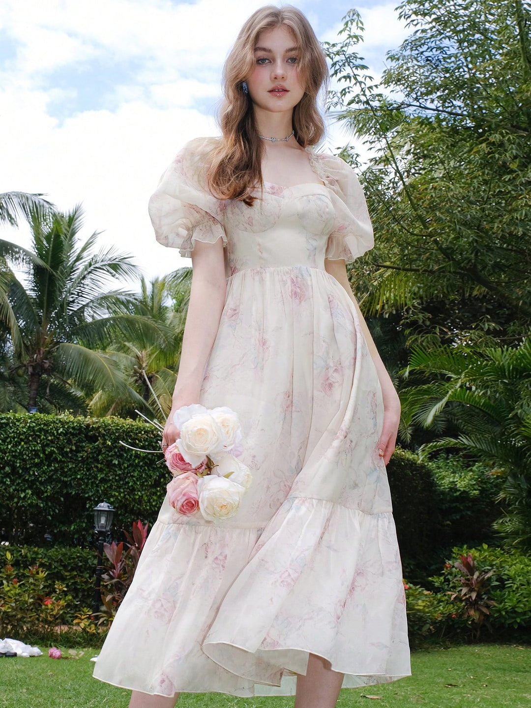Rochie maxi SHEIN, roz
