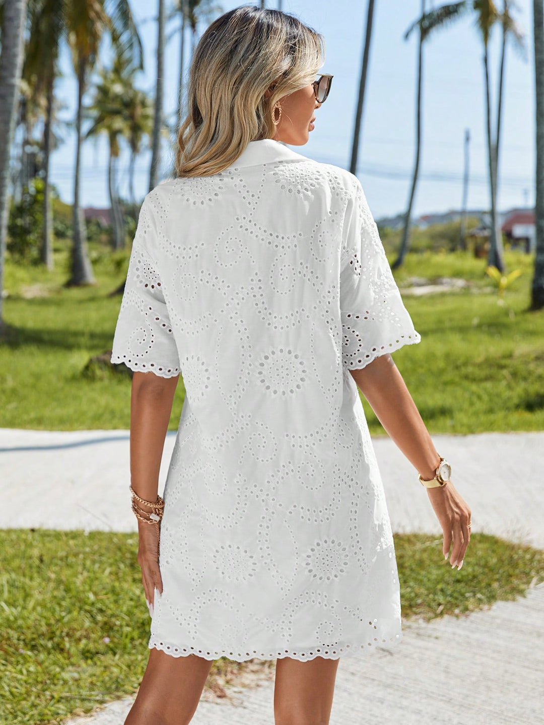 Rochie scurtă SHEIN, alb