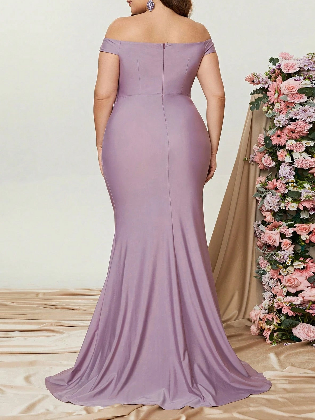 SHEIN maxi ruha, lila