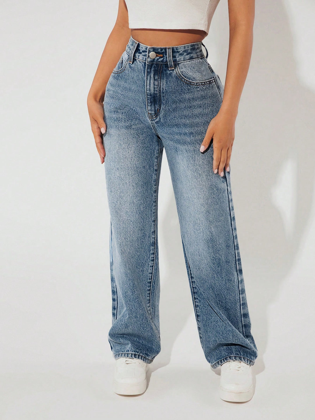 Jeans SHEIN, albastru