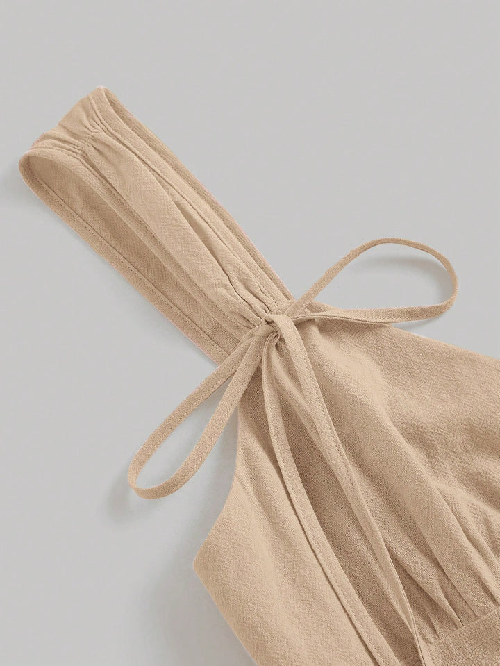 SHEIN mini ruha, bézs