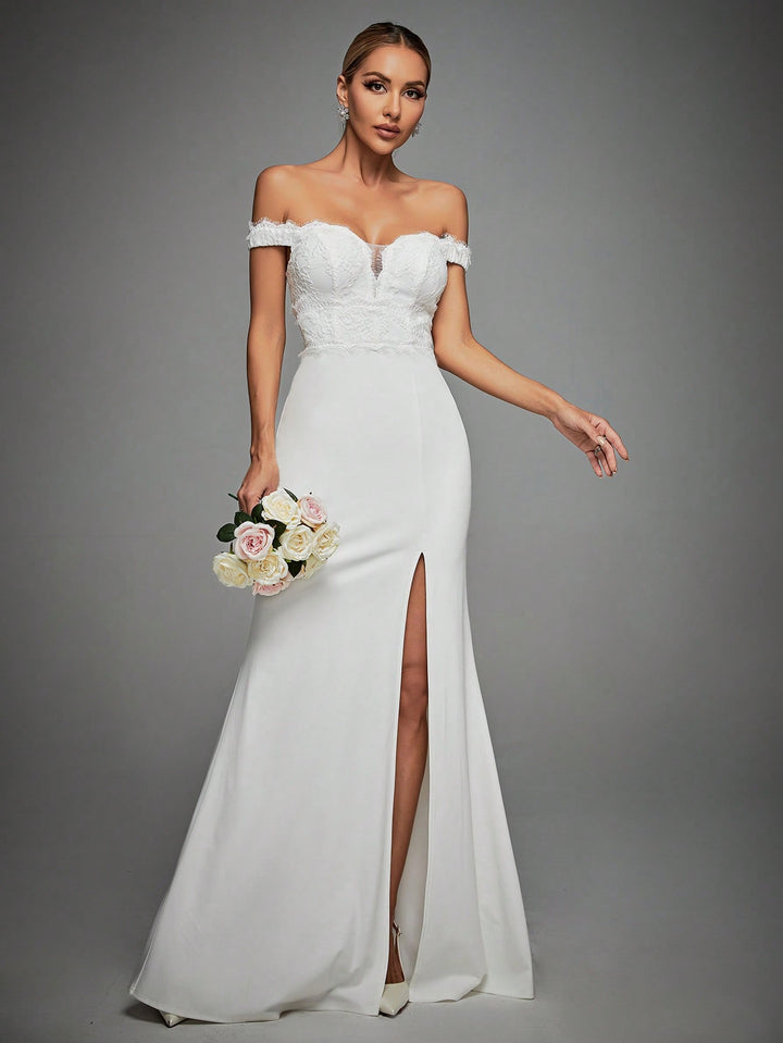 Rochie de mireasă SHEIN, alb