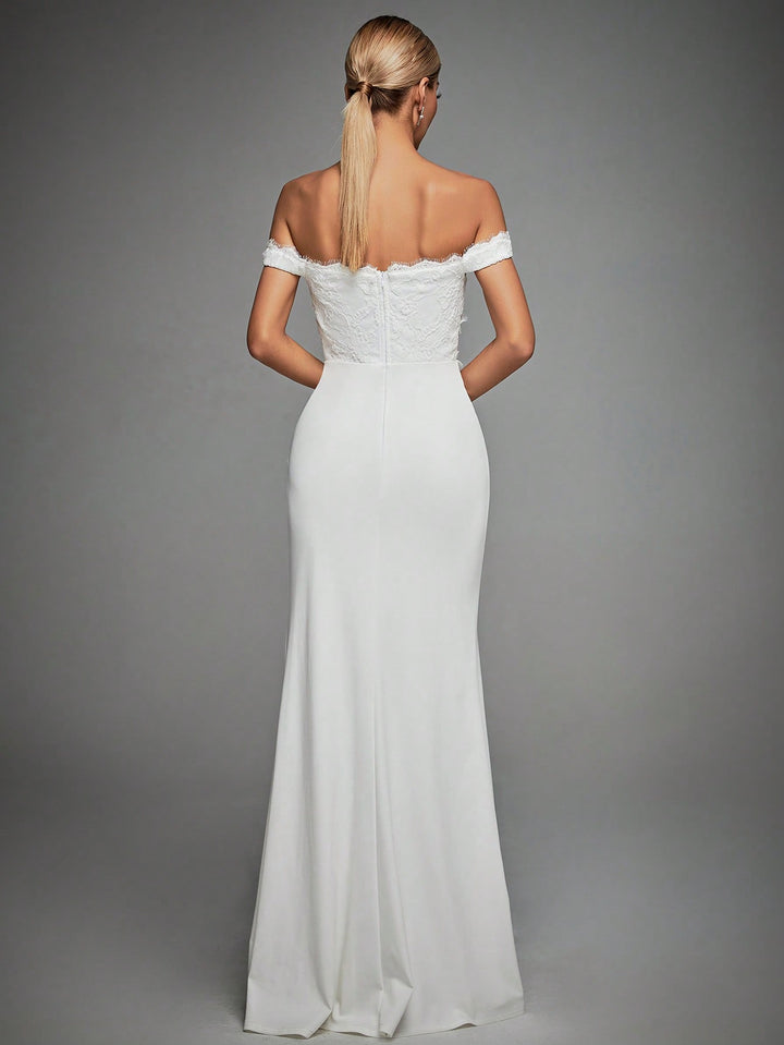 Rochie de mireasă SHEIN, alb
