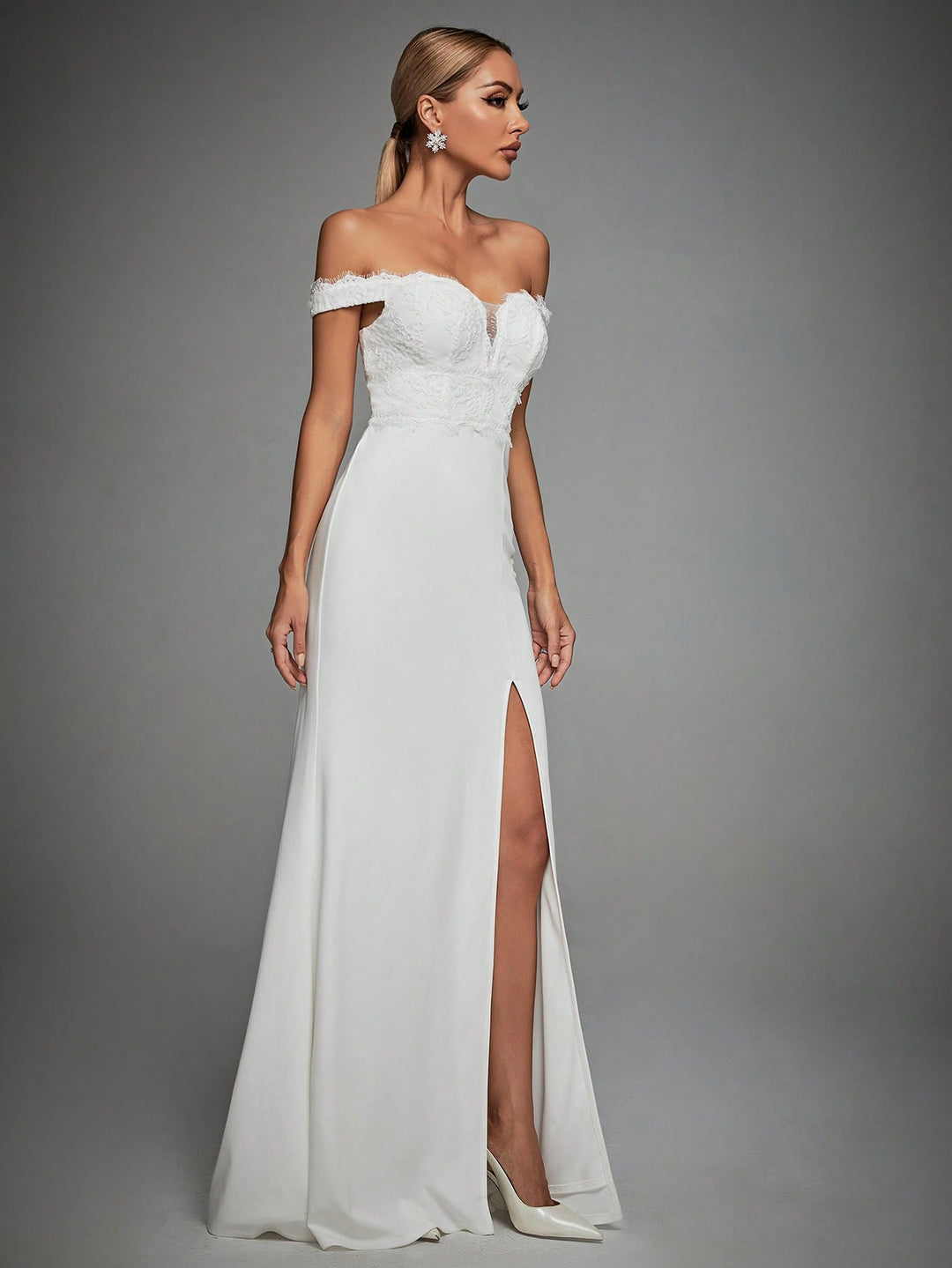 Rochie de mireasă SHEIN, alb