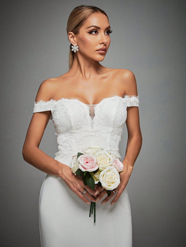 Rochie de mireasă SHEIN, alb