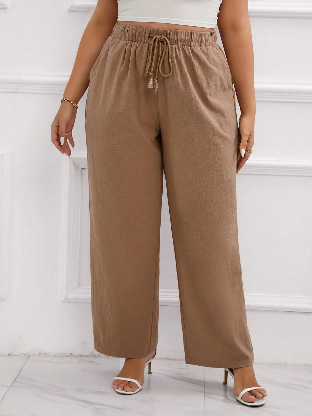 Pantaloni SHEIN, bej