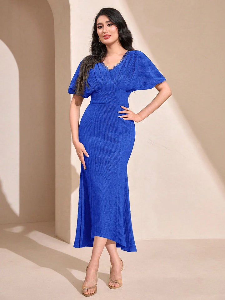 Rochie midi SHEIN, albastrru