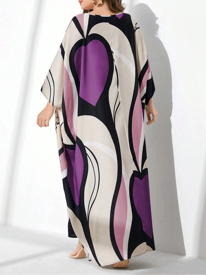 Rochie maxi SHEIN, mix culori