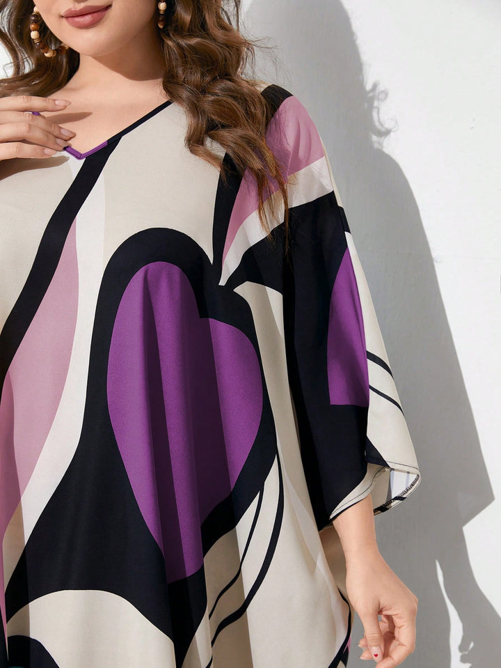 Rochie maxi SHEIN, mix culori