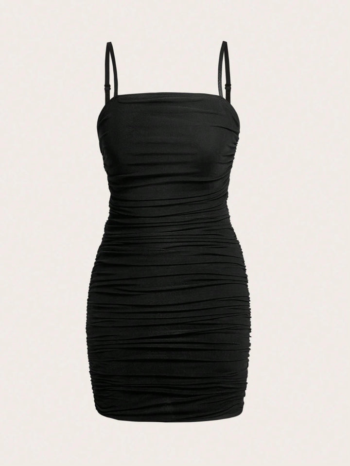 SHEIN mini ruha, fekete