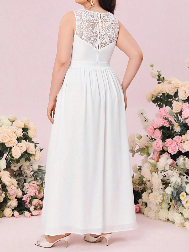 Rochie de ocazie și bridal SHEIN, alb