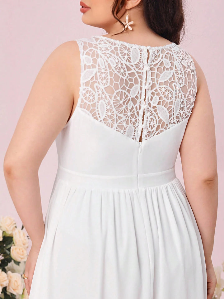 Rochie de ocazie și bridal SHEIN, alb