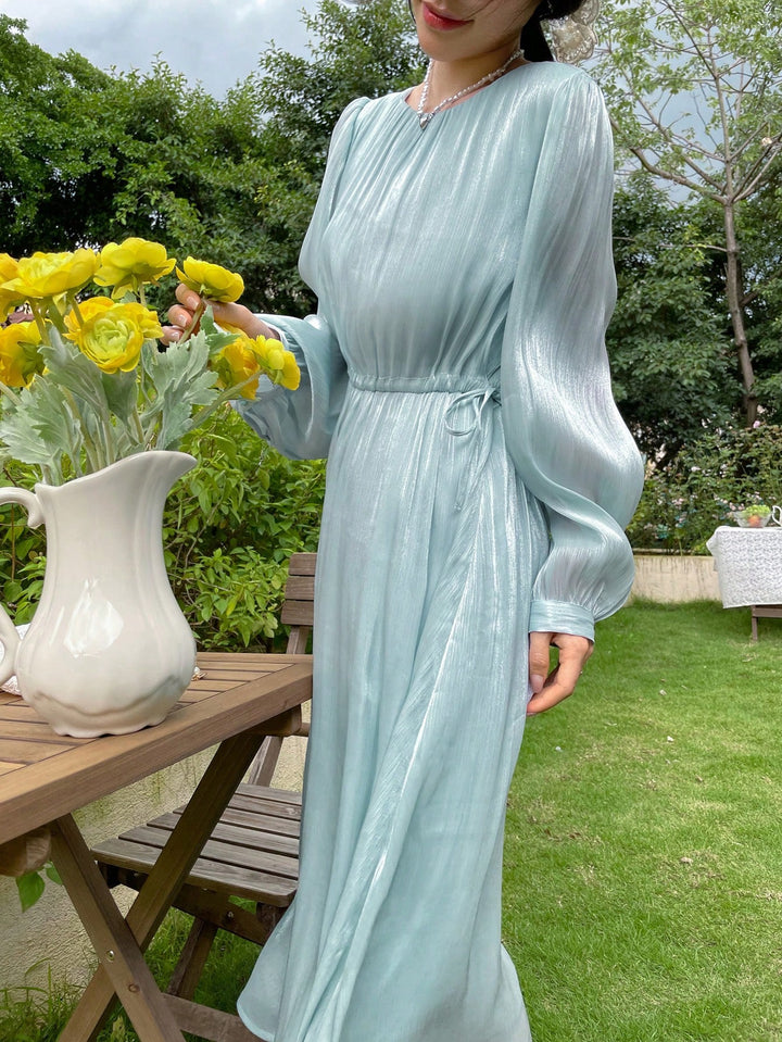 Rochie maxi SHEIN, albastru