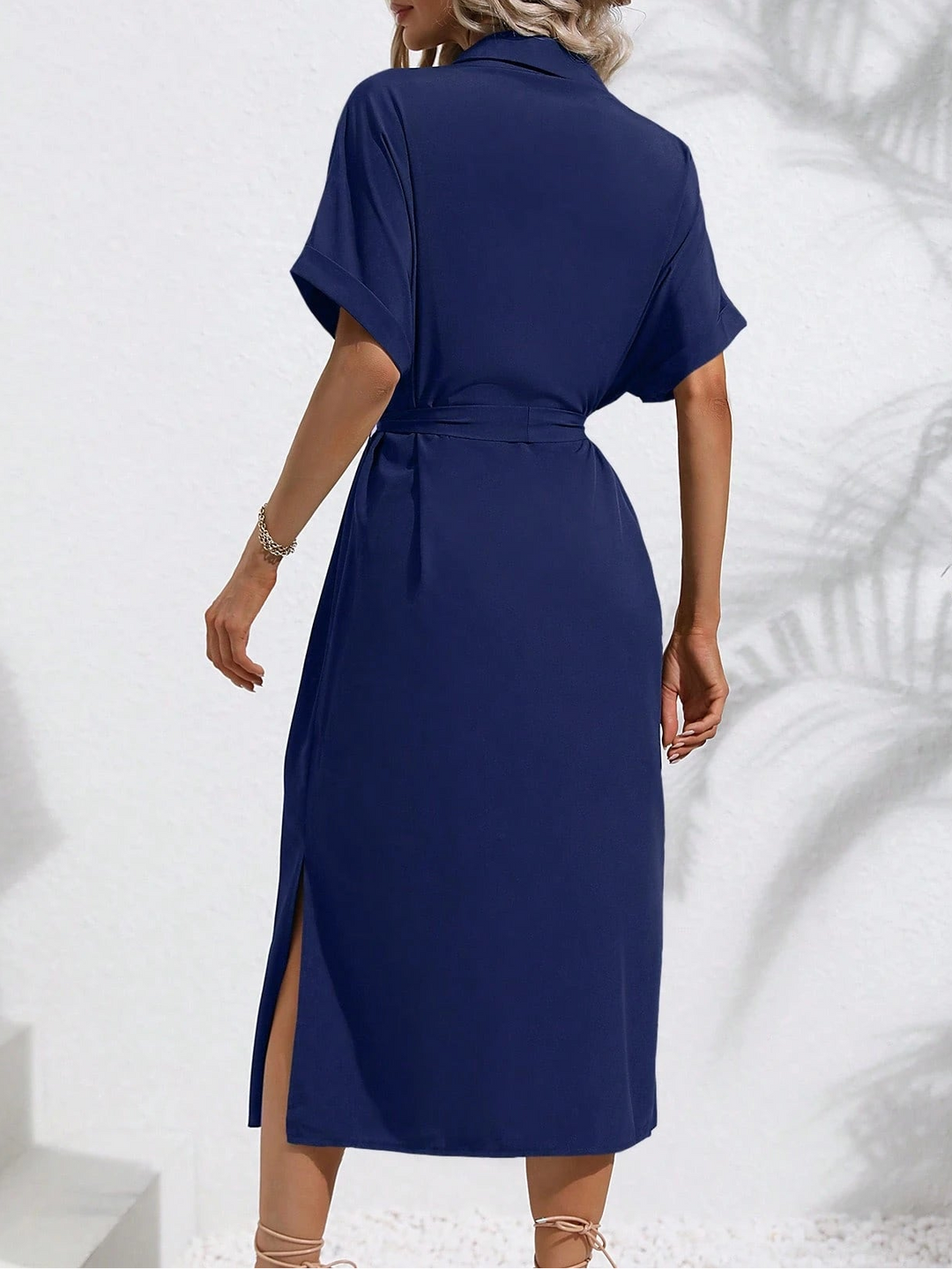 Rochie midi SHEIN, albastru