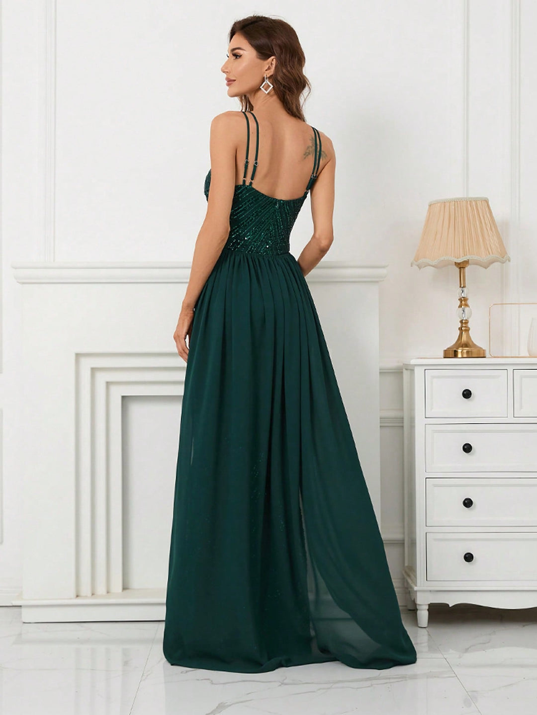 Rochie SHEIN, verde