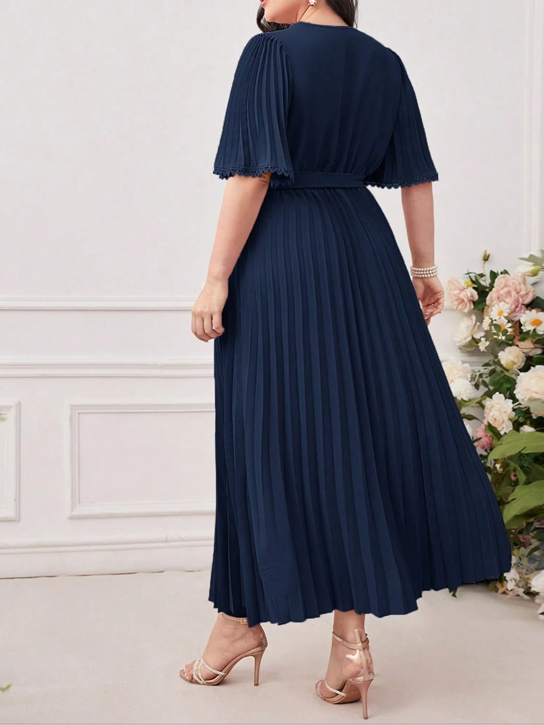 Rochie midi SHEIN, albastru