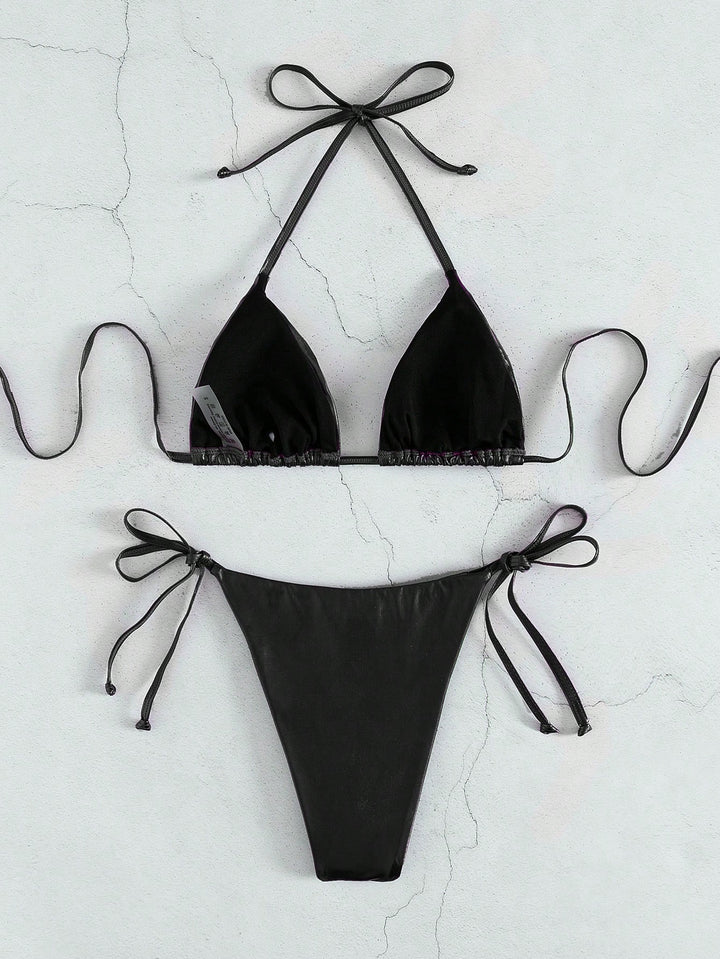 Set bikini SHEIN, negru