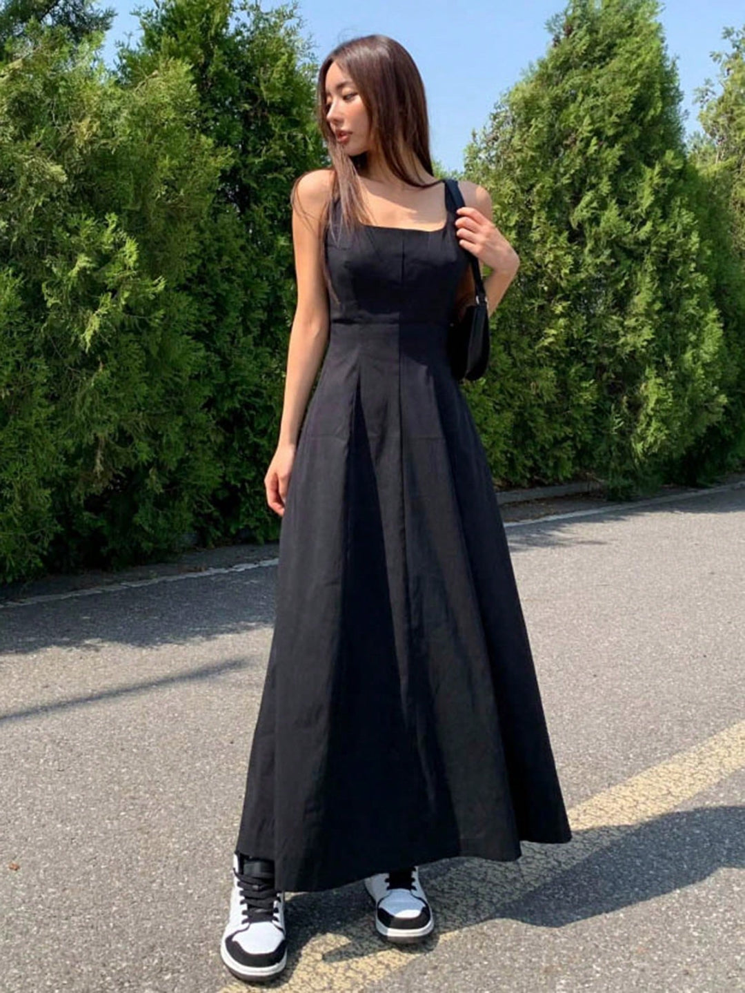 Rochie maxi SHEIN, negru