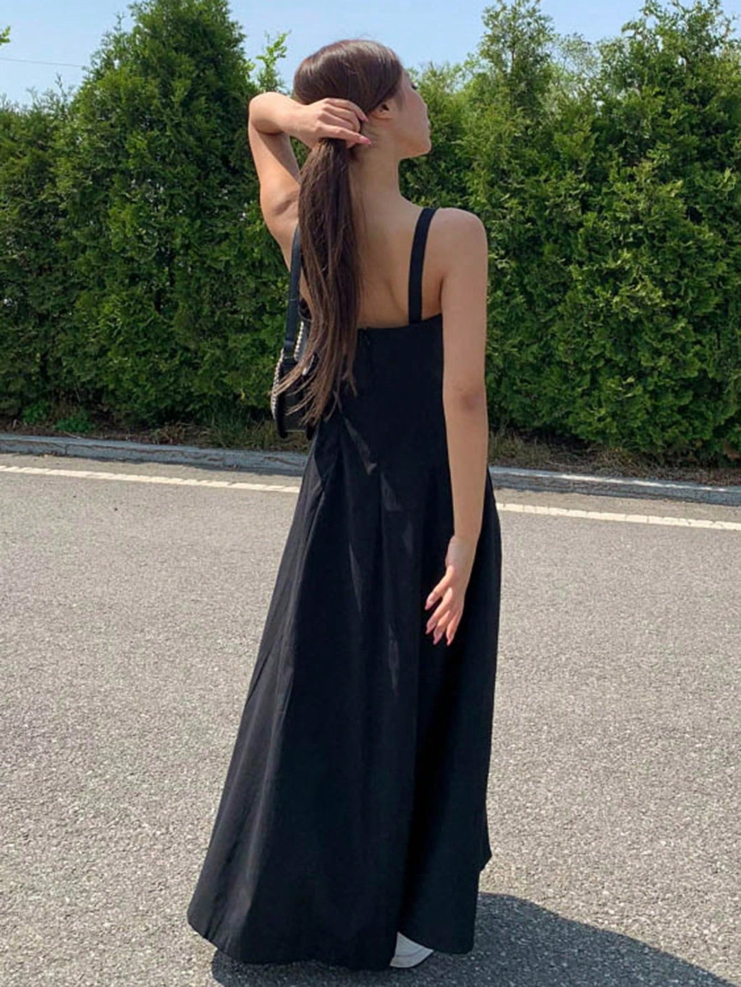 Rochie maxi SHEIN, negru