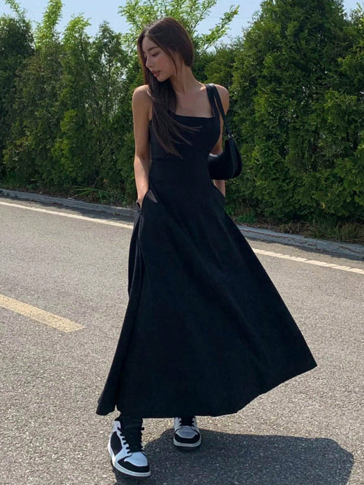 Rochie maxi SHEIN, negru