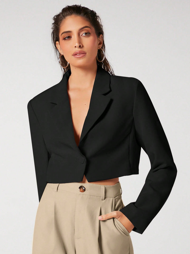 Sacou SHEIN, negru