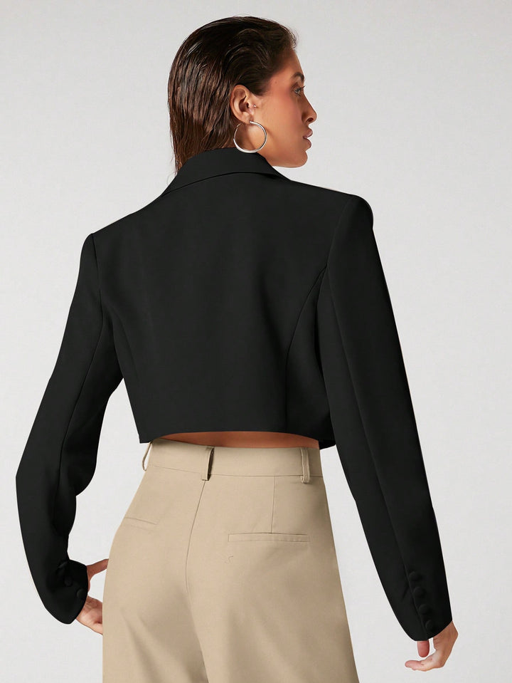 Sacou SHEIN, negru
