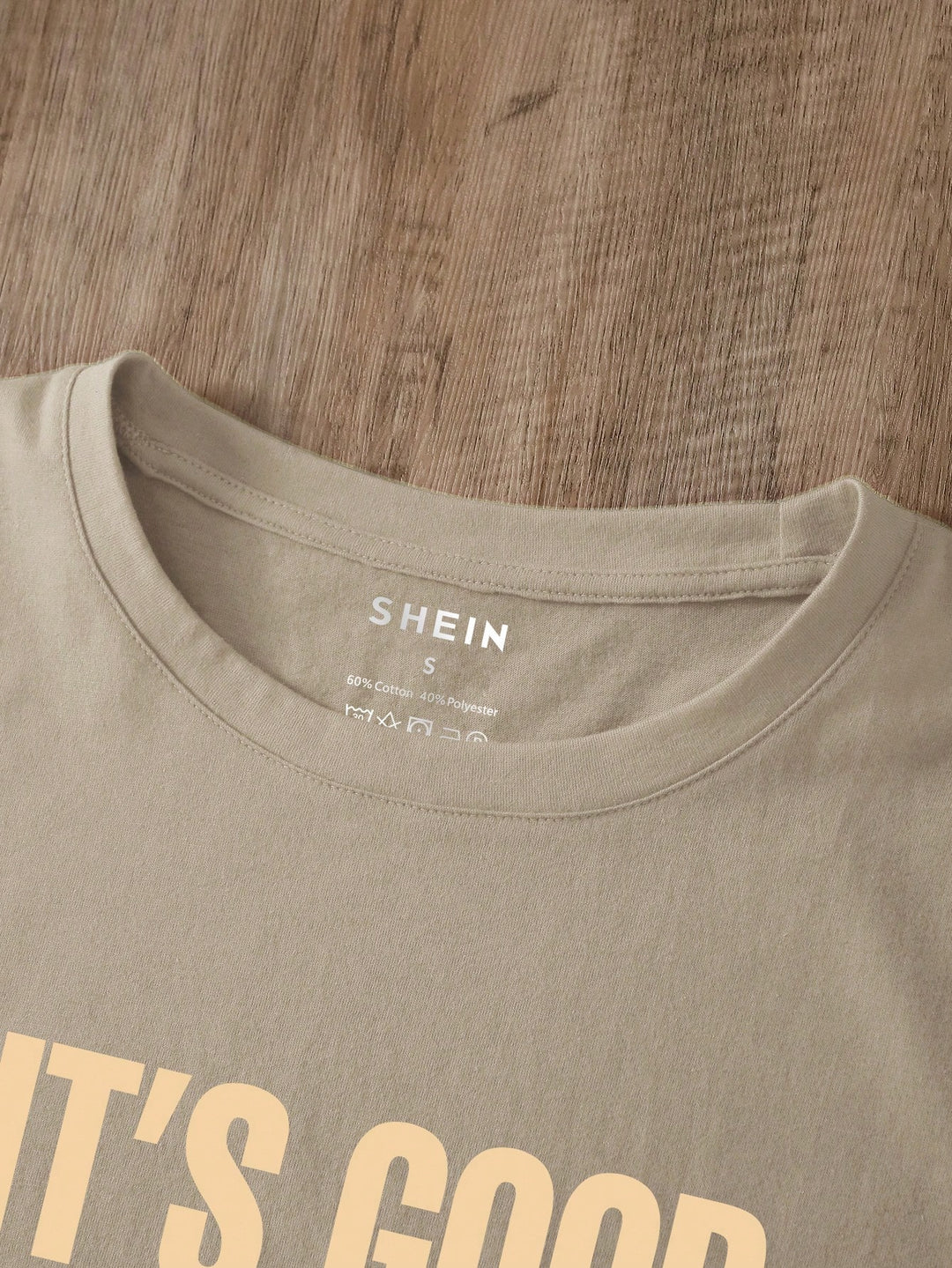 SHEIN póló, bézs