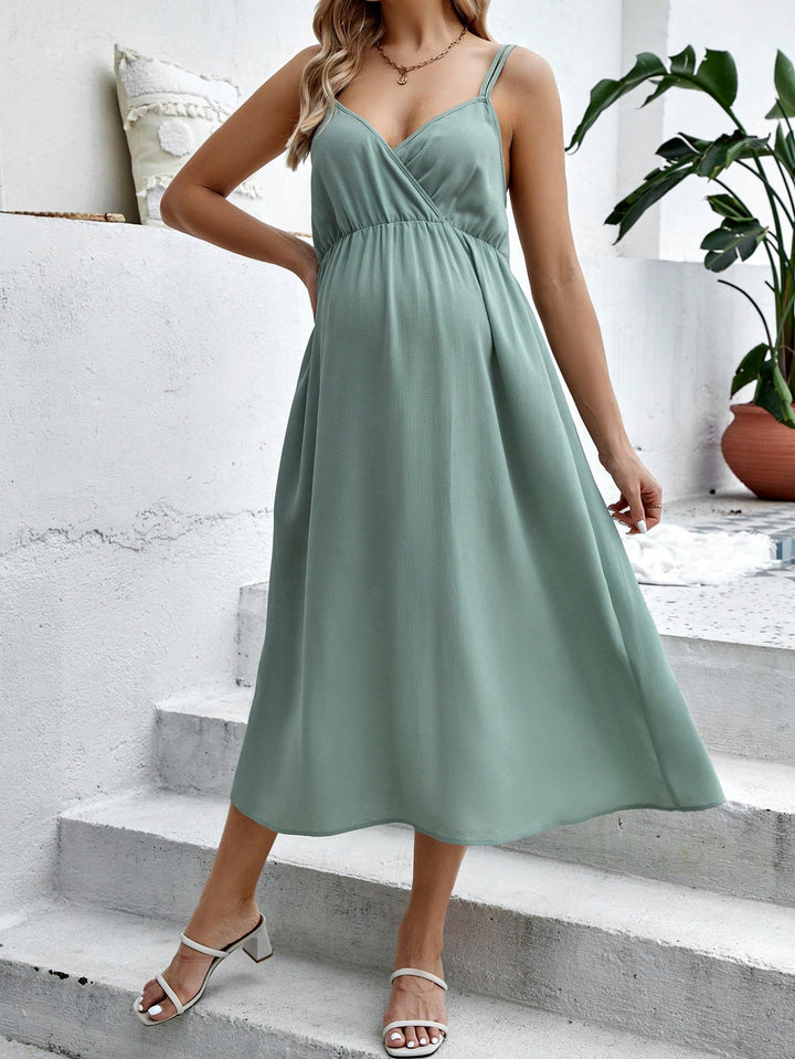Rochie maxi SHEIN, verde