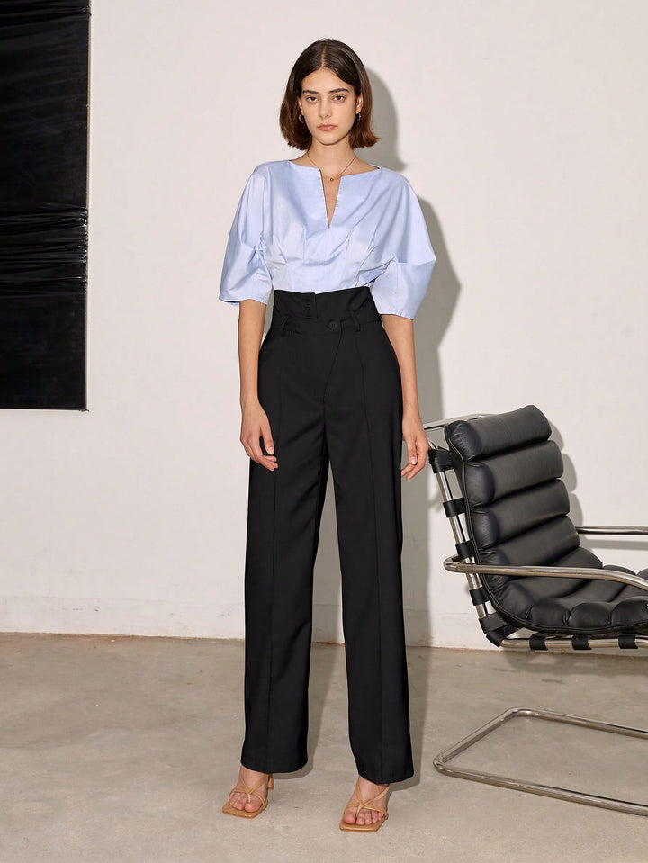 Pantalon SHEIN, negru