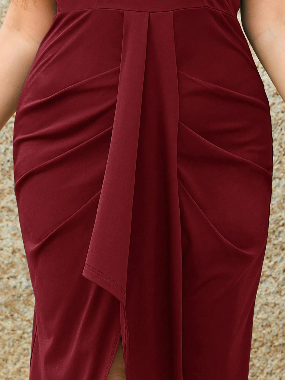 Rochie maxi SHEIN, vișiniu